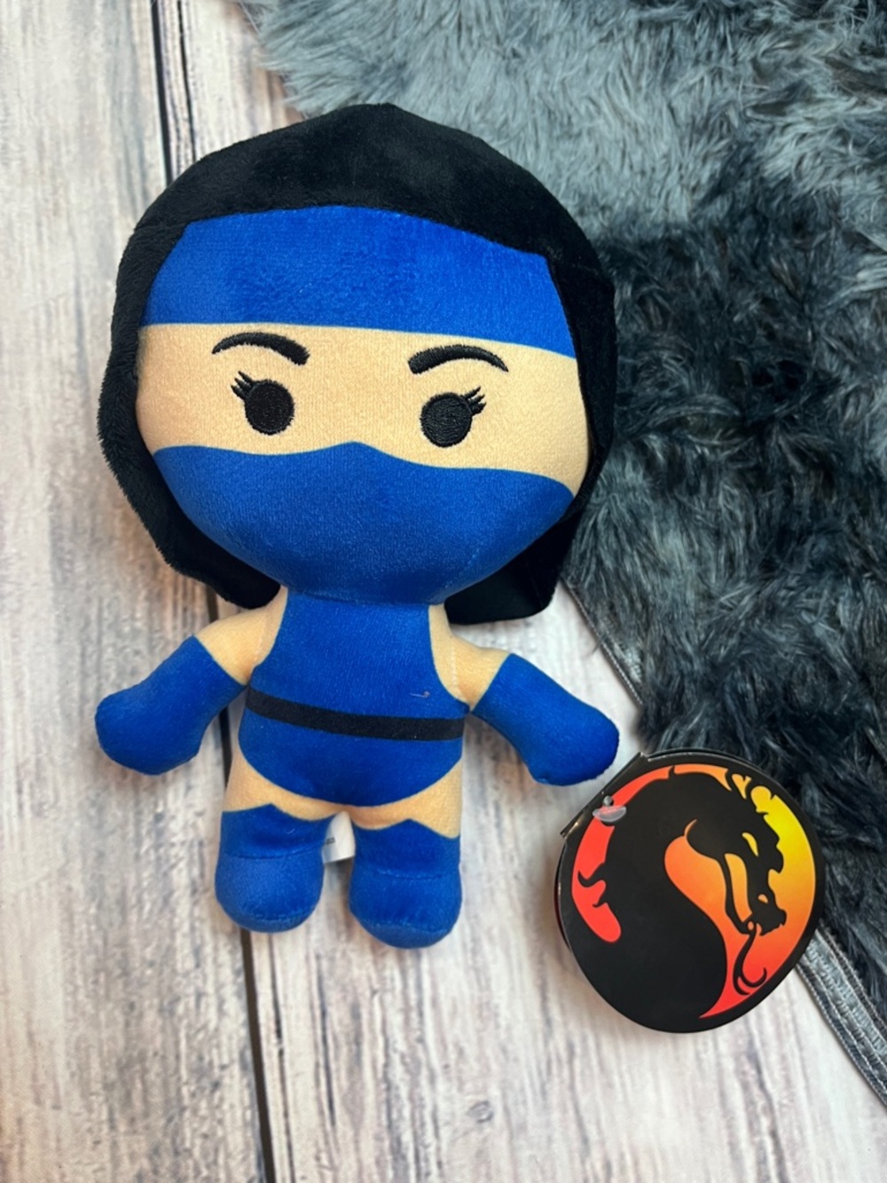 Kitana Blue Ninja Plush Mortal Kombat Character